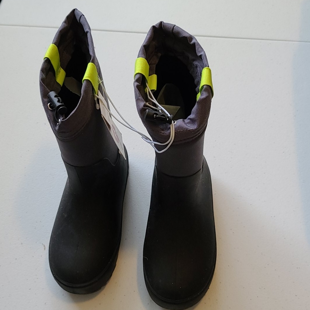Boys Robbie winter boots black